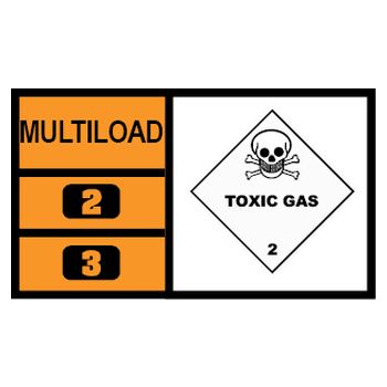 (image for) MULTILOAD (of class 2.3 gases)